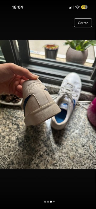 Tenis Nike Blancos y Azules