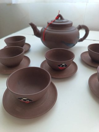 Juego de té chino de terracota