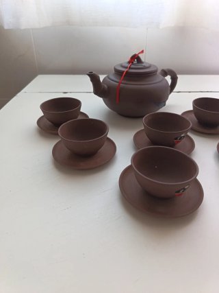 Juego de té chino de terracota