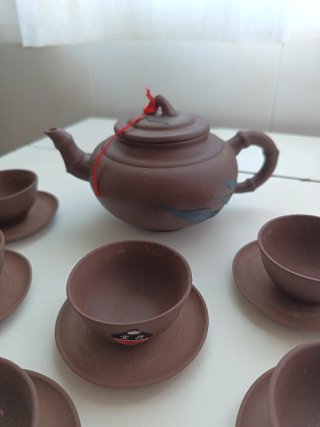 Juego de té chino de terracota