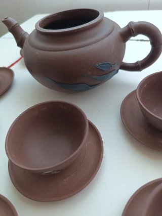 Juego de té chino de terracota