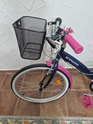 Bicicleta B'Twin Original 500 24 Azul/Rosa