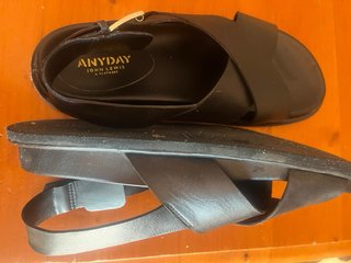Sandalias de piel negras John Lewis