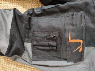 Pantalón Moto Hombre negro gris XS