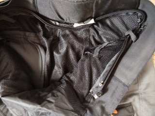 Pantalón Moto Hombre negro gris XS