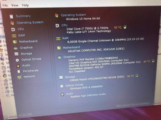 Portátil ASUS F541U Negro/Gris