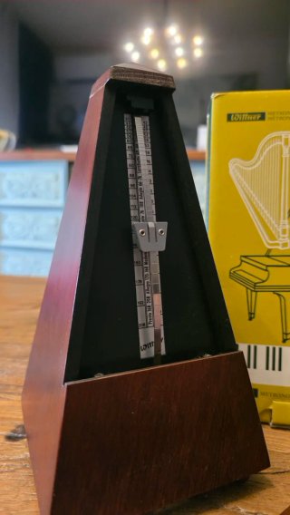 Metrónomo Wittner 810 Sistema Mälzel (impecable)