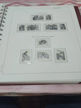 Hojas Sellos Edifil 1983 al 1989