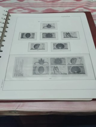Hojas Sellos Edifil 1983 al 1989