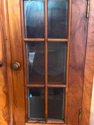 Vitrina armario madera estilo francés