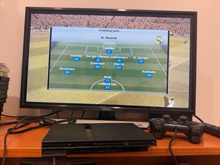 Consola PS2 Slim Negra + 2 Juegos