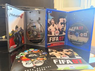 Consola PS2 Slim Negra + 2 Juegos