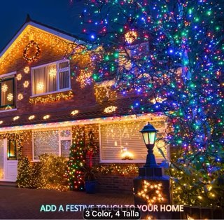 Luces Solares LED Multicolor 12 metros 100 led