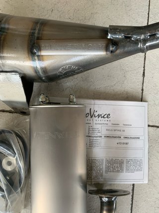 Escape LeoVince V6 TITANIUM Rieju SPYKE 50