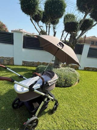 URGE Carro de bebé doble gris. Individual o doble