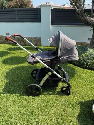 URGE Carro de bebé doble gris. Individual o doble