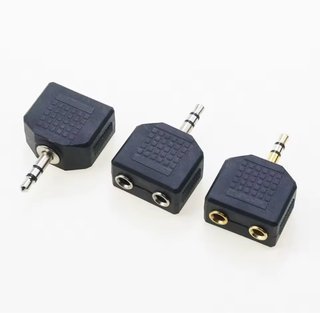 Adaptador Duplicador Jack 3.5mm