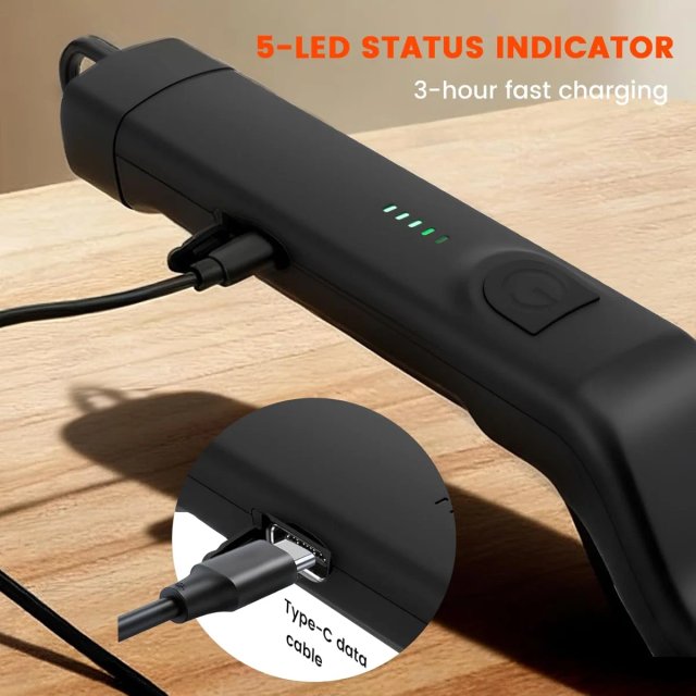 Cepillo Eléctrico Barbacoa Inalámbrico