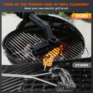 Cepillo Eléctrico Barbacoa Inalámbrico