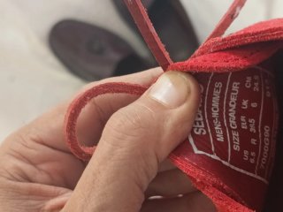 Náuticos Sebago Unisex Piel Ante Rojo