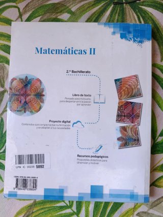 Matemáticas ll 2.º Bachillerato