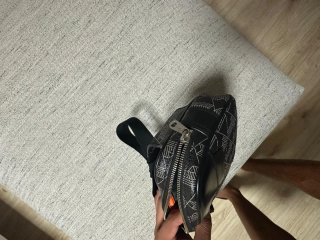 Bandolera Lacoste Negra