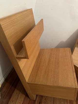 2 mesillas Madera Malm Ikea