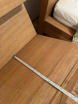 2 mesillas Madera Malm Ikea