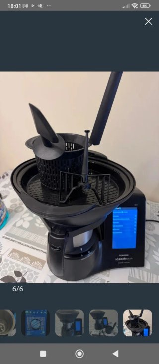 Robot Cocina Taurus Mycook Touch Negro
