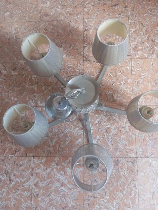Lámpara ALBAL ILUTEC 5 luces Cromo Plata