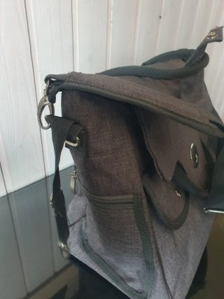 Bolso de bebé gris