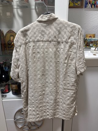 Camisa The Stronghold Beige/Marrón Talla XS