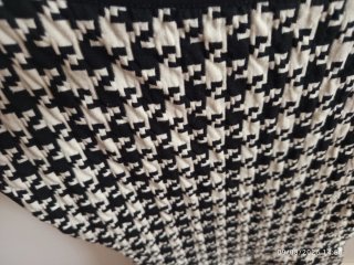 Vestido Invierno Patrón Houndstooth