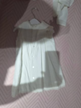 Vestido de bautizo con braguita