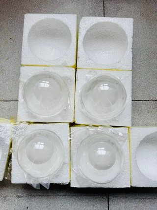 NUEVO! Pack 4 pantallas cristal opacas bombilla G4