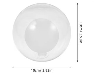 NUEVO! Pack 4 pantallas cristal opacas bombilla G4