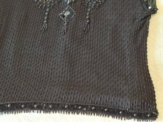 Blusa negra vintage pedrería