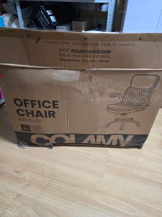 Silla de Oficina COLAMY Beige NUEVA