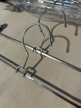 Perchas de pinza metálicas (pack)