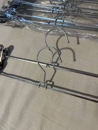 Perchas de pinza metálicas (pack)