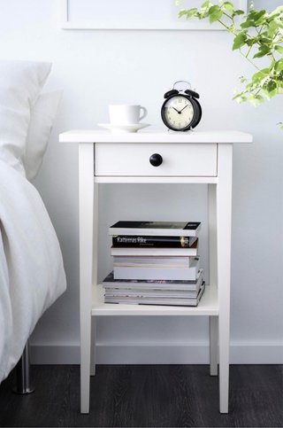 2 Mesitas Noche Ikea Hemnes Blancas