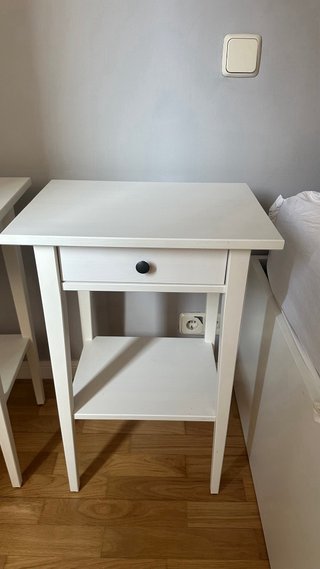 2 Mesitas Noche Ikea Hemnes Blancas