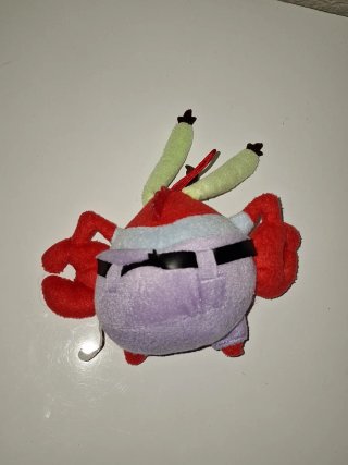 Peluche Bob Esponja Sr. Cangrejo