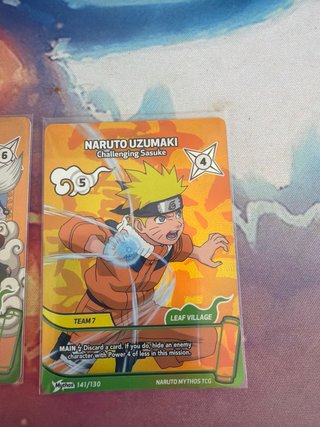 Cartas Naruto TCG Mythos (3 unidades)