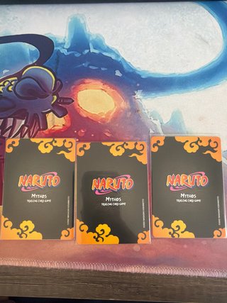 Cartas Naruto TCG Mythos (3 unidades)