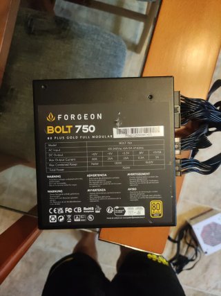 Fuente Alimentación FORGEON Bolt 750W 80+