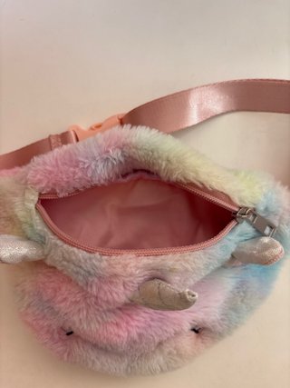 Riñonera Unicornio Niña Peluche Multicolor