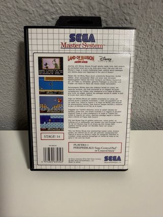 Land of Illusion Master System Sega