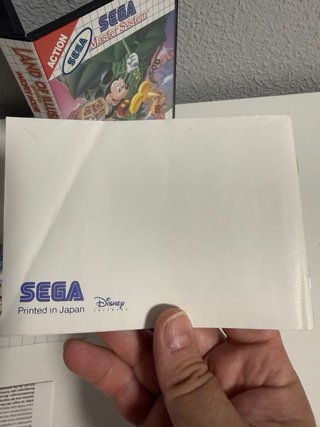 Land of Illusion Master System Sega