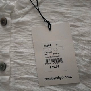 Camisa Renata&go Blanca Manga Larga